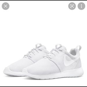 White Nike Roshes